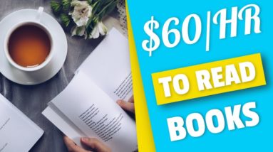 Earn $60 Per Hour To Read Books, Easy Side Hustle