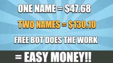 Earn Money Online Suggesting Names, EASY Side Hustle