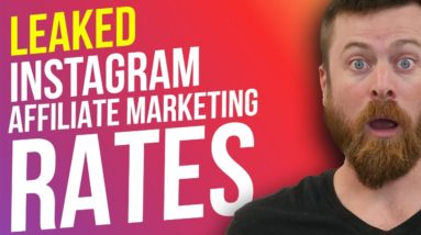 LEAKED Instagram AFFILIATE RATES