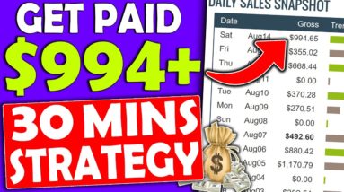 Make Money Online USING This 30 MINUTE Strategy and Earn Up To $900 FAST! (Affiliate Marketing)