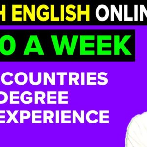 Online English Teaching Jobs: Teach English Online & Make $500/Week