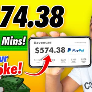 Need MONEY Fast? Get Paid $574.38 In 12 Mins! *If Your Broke* (Make Money Online)