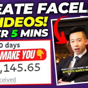 Create FACELESS AI Videos To Make Money Online & Earn $550+ a Day