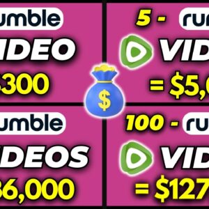 Earn BIG: $283 Per Video With Rumble Affiliate Marketing USING Other Peoples Videos!